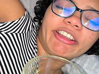 Feeding My Pregnant Slave Piss and Cum and Spit Complete