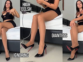 Giantess, Ignoring, Heel Domination