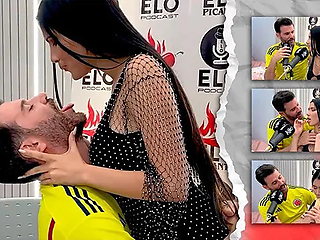 Elopodcast Showing Him Ass in a Horny Interview with