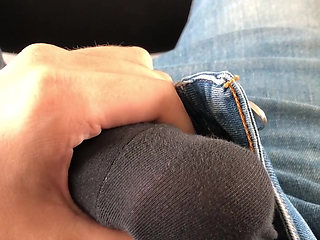 German Guy Sneaky Masturbation at Work