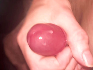 Slow motion, big cum shot