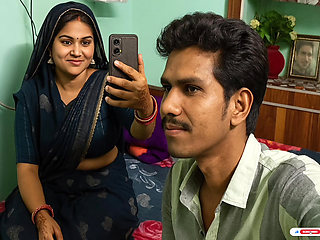 Indian Beautiful Desi Bhabhi On Mobile Selfi By -Snapchat143