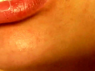 Stepsister Chews Gum and Blows Bubble Gum and Shows Her Big Tits While Playing with Her Gum and Big Tits