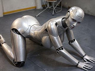 Most Advanced Sex Bot Gets Her Artificial Pussy Filled With Cum POV AI Porn