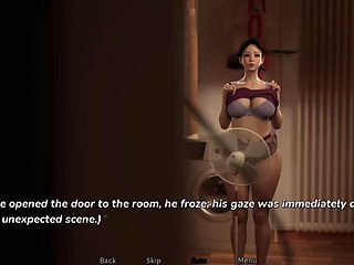 During the boxes remove stepson saw stepmoms beautiful body in half naked