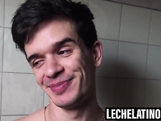 LecheLatinos.com - Sebastian's proficient throat taunts my huge man sausage