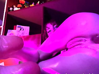 Girls Out West Amateur double toy masturbation