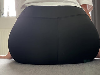 Fart Sound Test Gone Wild: Different Surfaces Naked Leggings