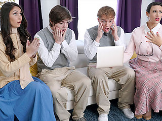 Religious Step Moms Enjoy The Cock More Than The Book