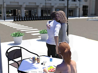 My stepbrother 's wife #36 While having lunch with Jennifer, John met with Justine-highlight