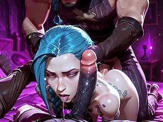 After a Grueling Battle She Lets Her Opponents Claim Her Assets and Cover Her in Jism (ai Generated)