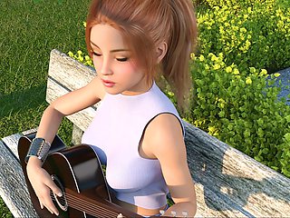 POV porn gameplay featuring 3D action with Melody in the spotlight