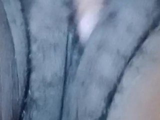 Closeup Rubbing My Hairy Black Pussy Muilti Orgasms