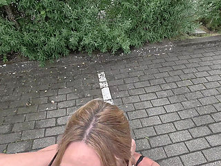 Submissive Blond Bossgirl Lets Herself Be Treated Nasty by the Chauffeur!!