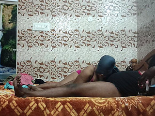 My wife to massage penis at home and had sex with her.Comming in wife ass