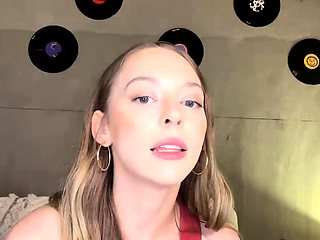 Curly Blonde Teen Records Solo Dildo Masturbation More at