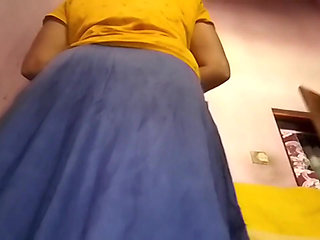 After Giving Pleasure to the Lady in Her Mouth, She Is Standing and Hitting Hard, New Sex Video