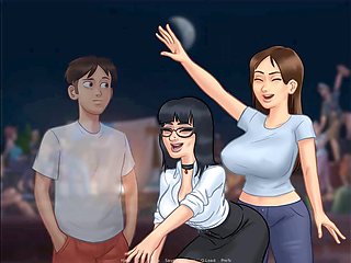 Cartoon parody, summertime saga, adults sex