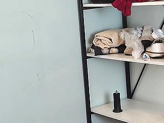 Stepson sniffing his stepmother's panties