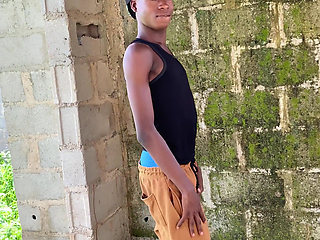 Twink Caught Me Stroking My Dick Outside