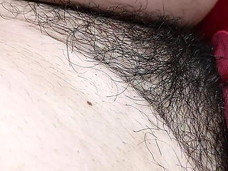 Horny Latina MILF with big tits and hairy pussy fingers herself to orgasm - Amateur wife masturbating