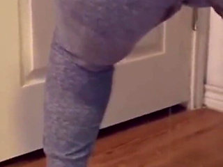 Pissing My Self Wearing Sports Leggings