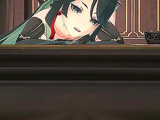 Genhin Impact - Xianyun Craves Big Black Cock After Getting Bored of Average Dick - 3D Hentai Animation
