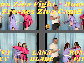 Lana Ziva Fight Roman Freezes Ziva Cam B 4K