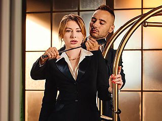 Collared Raven Lane gets sodomized