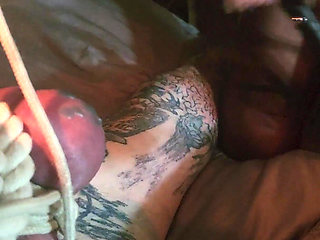 Goode Girl Flogging Balls by Candle Light POV