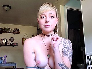 Close up Of Teen Masturbating