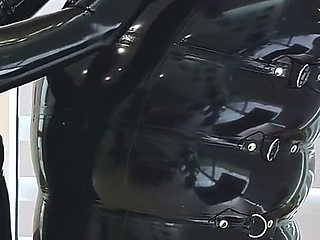 Inflatable Suit Edging and Denial, Part 1 - Alex Latex
