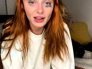 Amateur redhead Russian teen