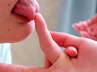 Asian Teen Lesbians dance with handjobs