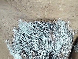Desi Bhabhi's Clean Hair Pussy
