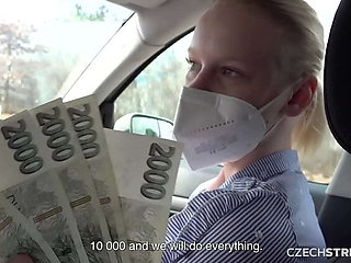 Czech Amateur Teen Ariela Donovan Takes BBC for a Public Ride Outside Prague - Blowjob & Cumshot