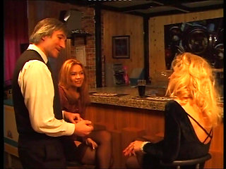 Wonderful Hot MILF with Hairy Pussy Fucked and Cumshot on Big Tits by Vintage Cock