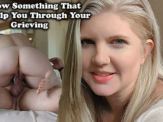 Housewife Ginger Helps Stepson's Best Friend with Grieving - Cheating Blowjob and Hardcore Fucking