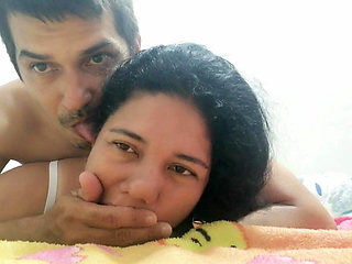 Girlfriend Wanting to Fuck Hard in White Lingerie