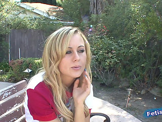 Stunning teen cheerleader gets her cunt rammed hard by her friends