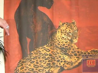 Hot Blonde Nikita Playing Dildo Vibrator in Her Pussy