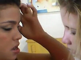 Hot Kisses Stepmother and Stepdaughter