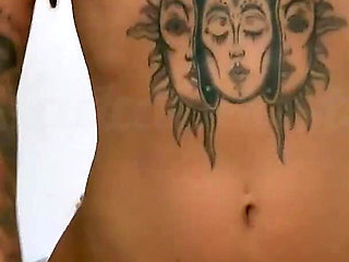 Redhead with dreadlocks sucks my entire dick eagerly.