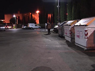 Horny lady fucked by two man