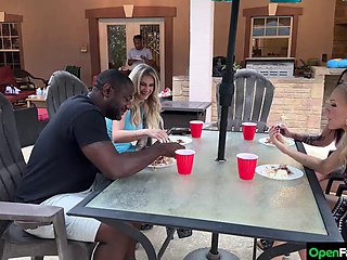 Blonde Anastasia Shades Pounded by Big Cock in Open Family