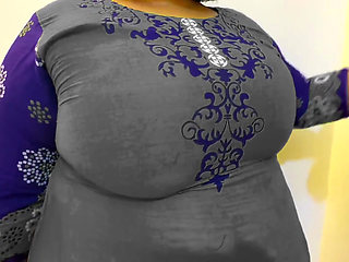 Desi Sexy Huge Ass & Big Tits Mother-in-law While Cleaning Room, Son-in-law Gets Hot Then Fucks Her