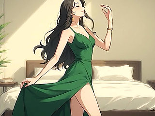 AI Generated Hentai content, Uncensored video of 18 Year old Hentai Girl, 3D Cartoon on closeup by Kiidzy Animates