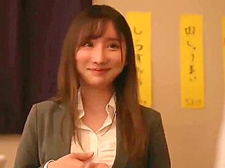 Cute Ol Japanese Girl With Big Boobs And Big Butts Cheating With Her Big Dick Workmate In The Office