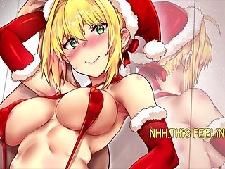 Padoru Christmas excitement - hentai jerk off instructions