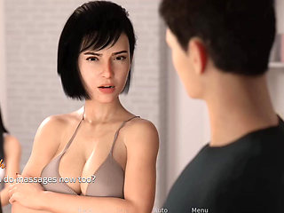 Stepsisters are surprised to see their stepbrother's dick